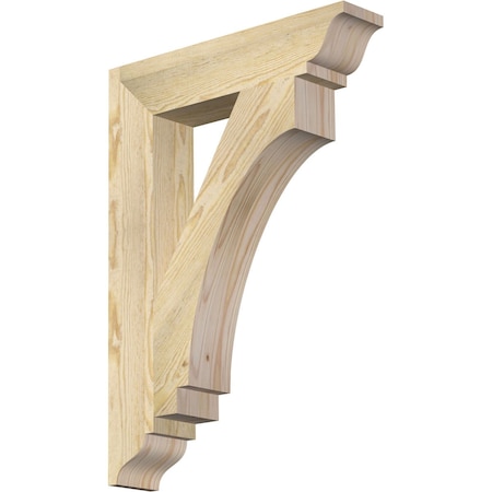 Ekena Millwork Imperial Traditional Rough Sawn Bracket, Douglas Fir, 4"W x 20"D x 28"H BKT04X20X28IMP01RDF